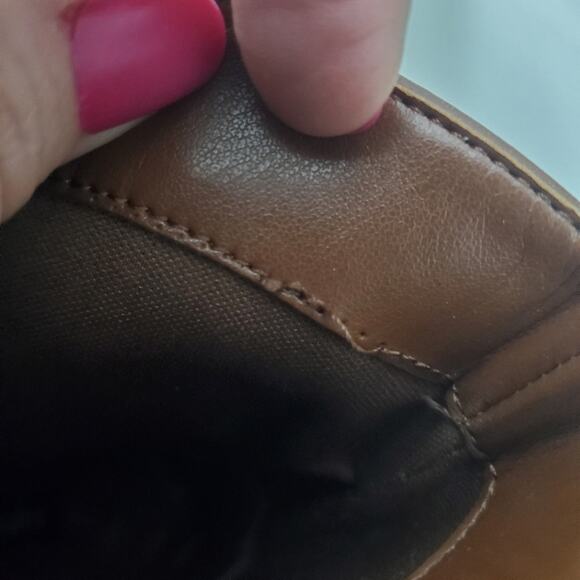 Nine West | NTune Cognac Brown Stiletto Heel Pointed Toe Ankle Booties - Picture 12 of 12